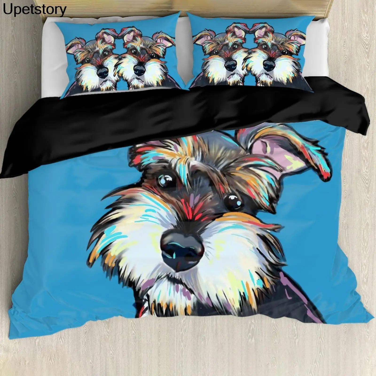 Upetstory, милое голубое шерстяное одеяло с собакой, мягкая, приятная на ощупь двойная кровать, покрывало, наволочка
Upetstory, милое голубое шерстяное одеяло с собакой, мягкая, приятная на ощупь двойная кровать, покрывало, наволочка