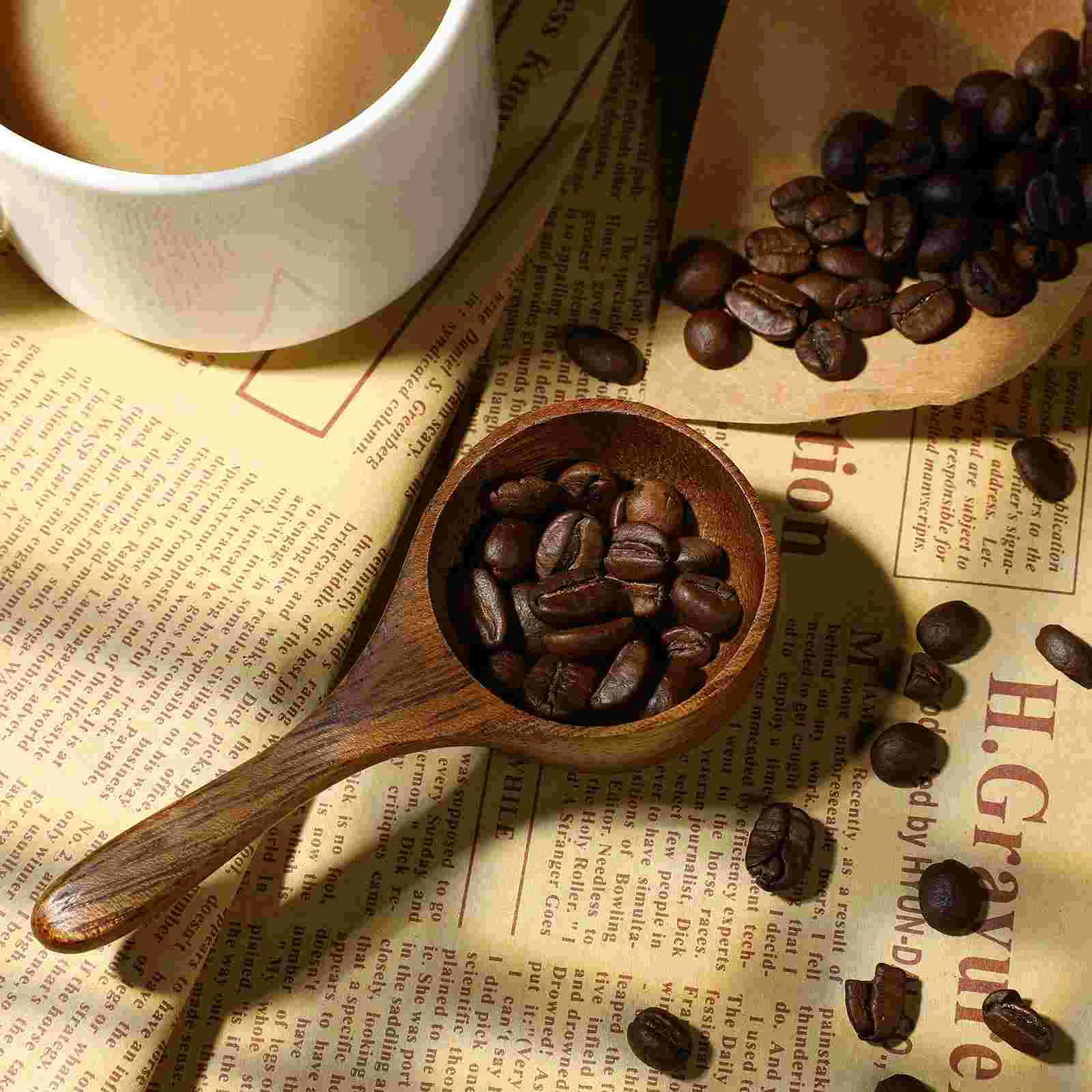 Mini Wooden Spoons Coffee Bean Measuring Kitchen Natural Beans Milk Powder Scoop 
Mini Wooden Spoons Coffee Bean Measuring Kitchen Natural Beans Milk Powder Scoop