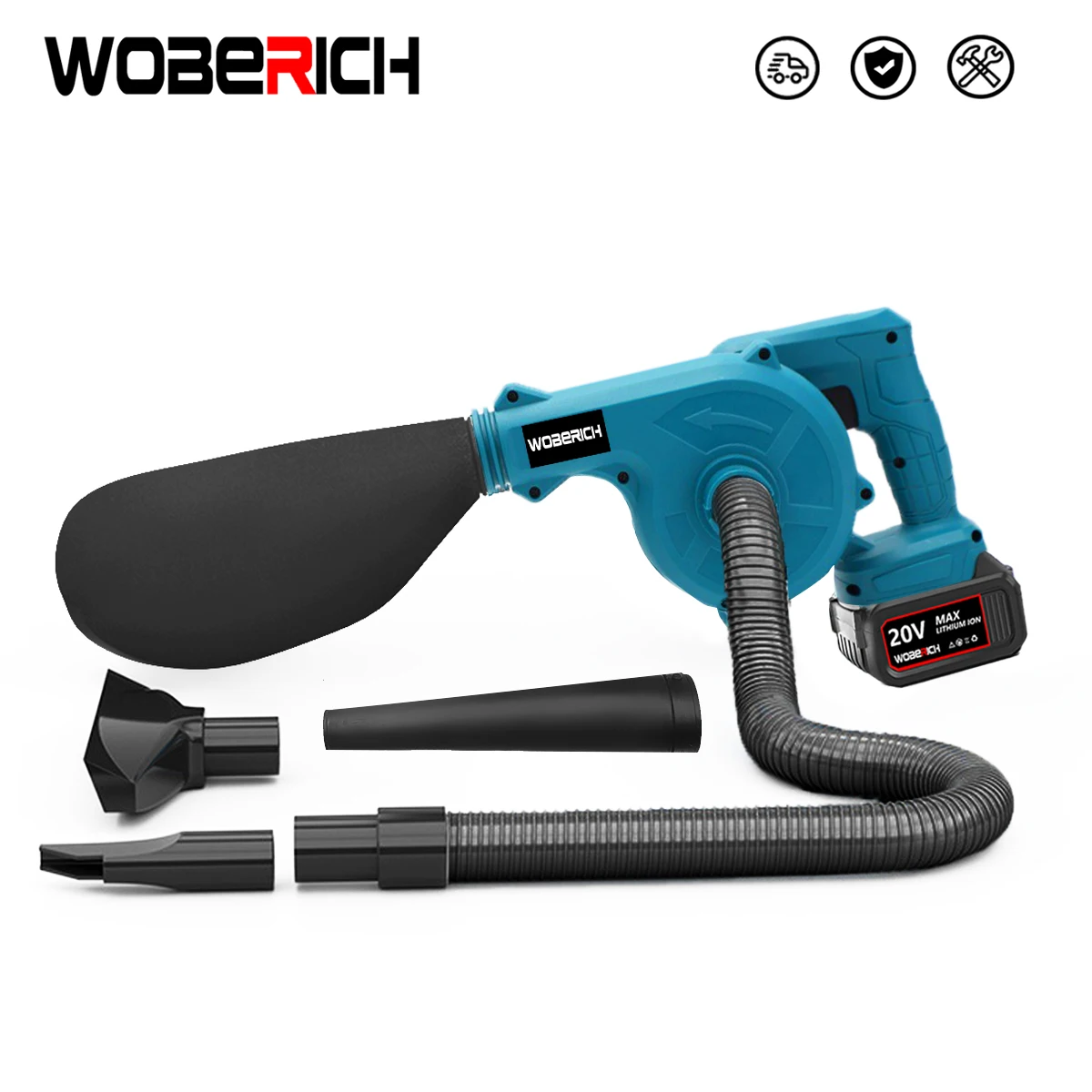 2 In 1 Cordless Electric Air Blower Vacuum Cleannig Blower Blowing & Suction Leaf Dust Collector For Makita 18V Battery
2 In 1 Cordless Electric Air Blower Vacuum Cleannig Blower Blowing & Suction Leaf Dust Collector For Makita 18V Battery