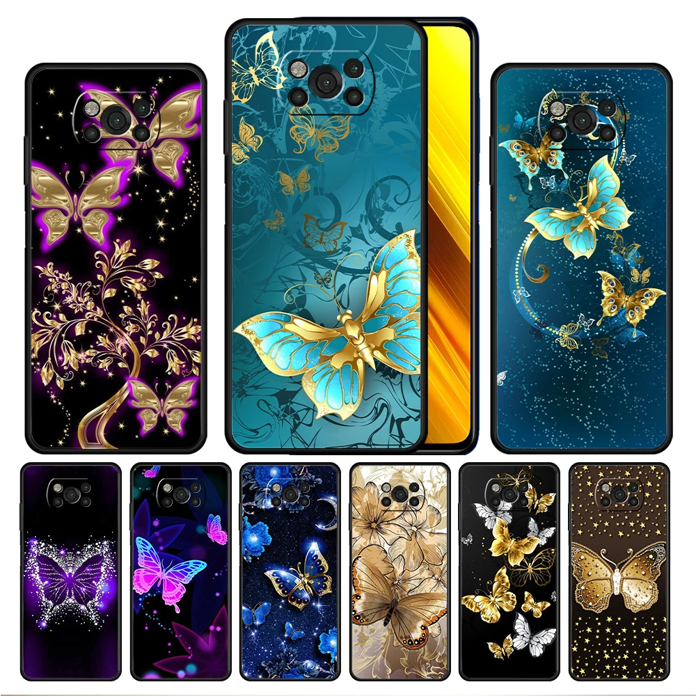 Beautiful Butterfly Case Cover for Xiaomi Poco X3 NFC X4 F1 F2 F3 Redmi Note 9s 9 8 8T 10 11S Pro Soft Black Luxury Silicone
Beautiful Butterfly Case Cover for Xiaomi Poco X3 NFC X4 F1 F2 F3 Redmi Note 9s 9 8 8T 10 11S Pro Soft Black Luxury Silicone