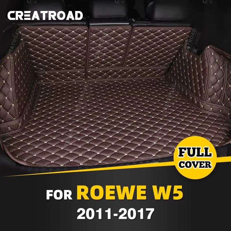 

Auto Full Coverage Trunk Mat For Roewe W5 SUV 2011-2017 Car Boot Cover Pad Cargo Liner Interior Protector Accessories