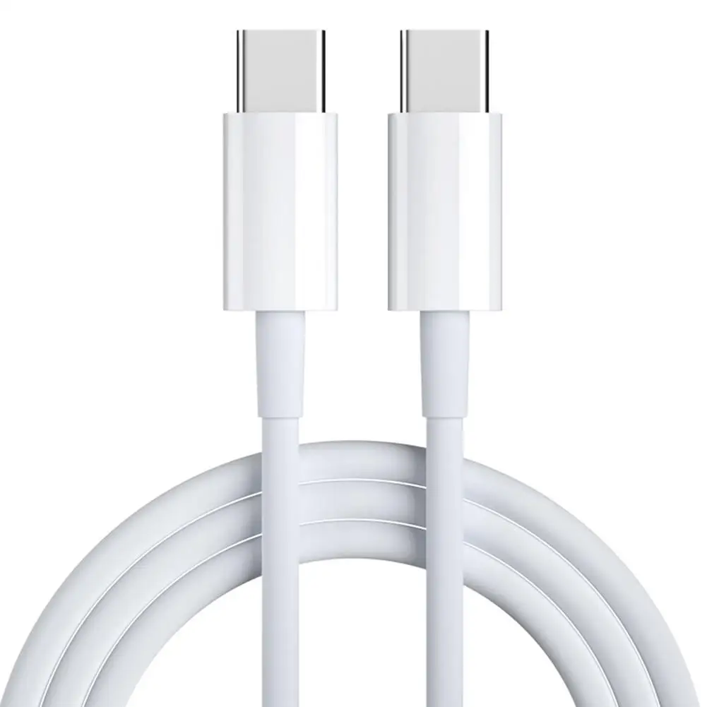 USB C To USB C Cable Type C Cable 60W Power Delivery Fast Charger Cable For Laptop Phone Type C Devices 1M/2M
USB C To USB C Cable Type C Cable 60W Power Delivery Fast Charger Cable For Laptop Phone Type C Devices 1M/2M