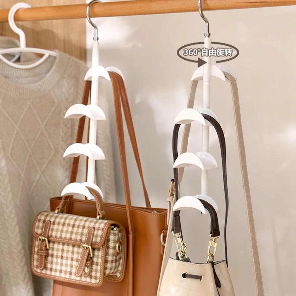 Bag Hanger Creative Multifunctional Rotatable Sling Hook Drying Rack Wardrobe Storage Hanger
Bag Hanger Creative Multifunctional Rotatable Sling Hook Drying Rack Wardrobe Storage Hanger