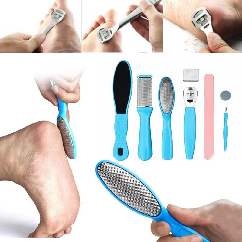 5 Styles Exfoliating Professional Grooming Heel Toe Cuticle Pedicure Tool Removal Calluses Heel Scraper Foot Care Kit
5 Styles Exfoliating Professional Grooming Heel Toe Cuticle Pedicure Tool Removal Calluses Heel Scraper Foot Care Kit