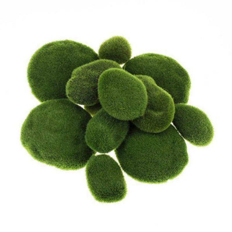 120 Pieces 2 Sizes Artificial Moss Rocks Decorative Faux Green Moss Covered Stones
120 Pieces 2 Sizes Artificial Moss Rocks Decorative Faux Green Moss Covered Stones