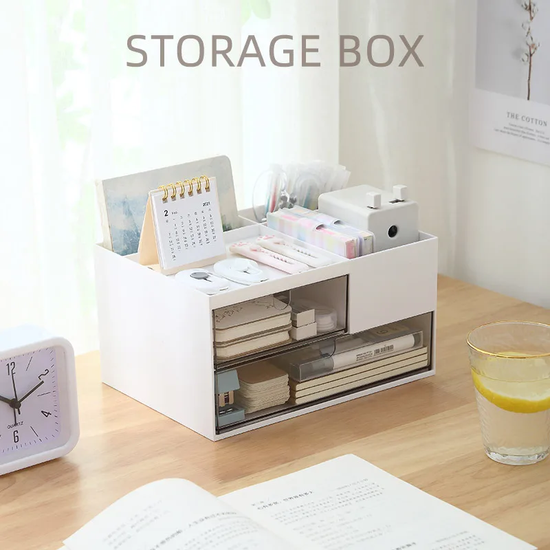 Multi-functional Desk Storage Box Office Student Pencil, Stationery Storage Box Transparent Drawer Cosmetics Storage Box
Multi-functional Desk Storage Box Office Student Pencil, Stationery Storage Box Transparent Drawer Cosmetics Storage Box