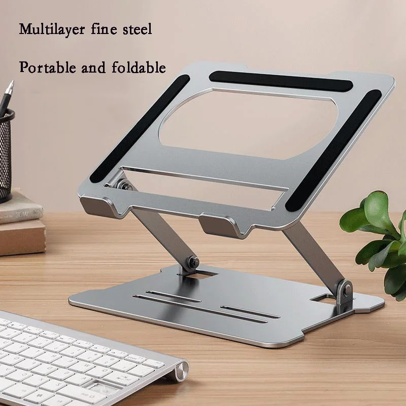 Laptop Stand Adjustable Aluminum Lifting Alloy Laptop MacBook Computer Silicone Anti-skid Portable Fold Cooling Bracket Support
Laptop Stand Adjustable Aluminum Lifting Alloy Laptop MacBook Computer Silicone Anti-skid Portable Fold Cooling Bracket Support