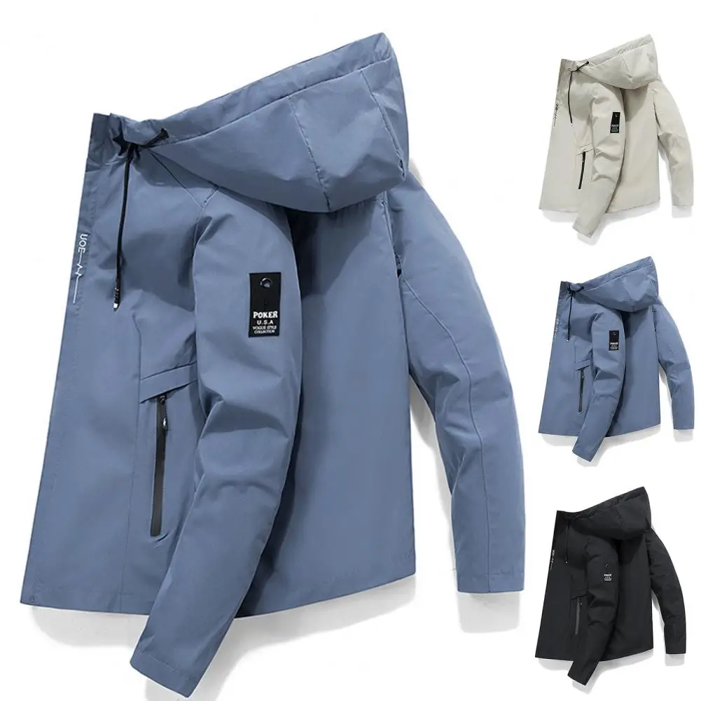Hooded Jacket for Men 2022 Bomber Jacket Men's Windbreakers Spring Autumn Solid Color Pockets Zipper Hood Fashion Outerwear
Hooded Jacket for Men 2022 Bomber Jacket Men's Windbreakers Spring Autumn Solid Color Pockets Zipper Hood Fashion Outerwear