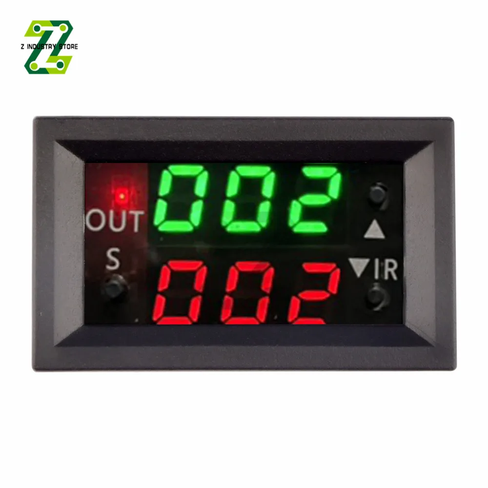 T2401-O Dual Display Time Relay Module Time Delay Relay LED Digital Timer Delay Cycle Control Switch DC 12V
T2401-O Dual Display Time Relay Module Time Delay Relay LED Digital Timer Delay Cycle Control Switch DC 12V