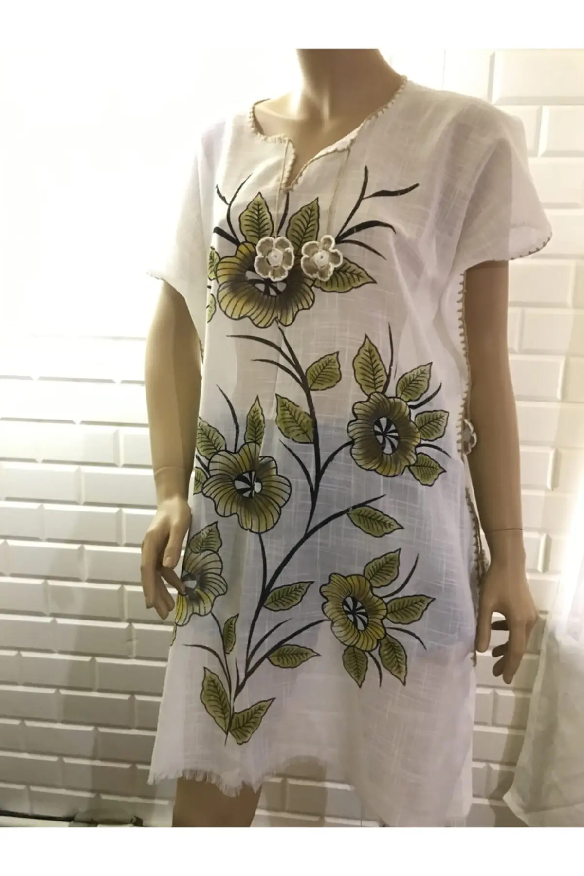 Парео для женщин, Зеленый цветочный хлопковый купальник с ручным принтом, платье, сексуальный костюм-туника, пляжная одежда, женский пляжны...
Парео для женщин, Зеленый цветочный хлопковый купальник с ручным принтом, платье, сексуальный костюм-туника, пляжная одежда, женский пляжны...