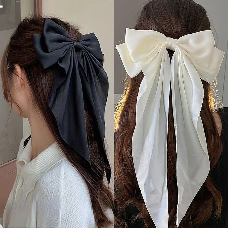Chiffon bow hair clip female big butterfly multi-color solid color hair accessories children's ponytail clip headgear gift
Chiffon bow hair clip female big butterfly multi-color solid color hair accessories children's ponytail clip headgear gift