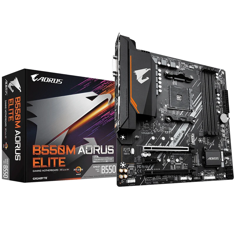 used for B550M AORUS ELITE Micro-ATX Motherboard No original packaging, no accessories, works normally
used for B550M AORUS ELITE Micro-ATX Motherboard No original packaging, no accessories, works normally