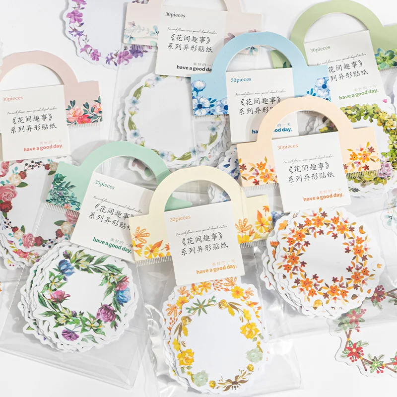 BULA 30pcs/pack cute wreath frame Craft Floral Sticker Decor Junk Journal DIY Scrapbooking Label Diary Journal Planner 
BULA 30pcs/pack cute wreath frame Craft Floral Sticker Decor Junk Journal DIY Scrapbooking Label Diary Journal Planner