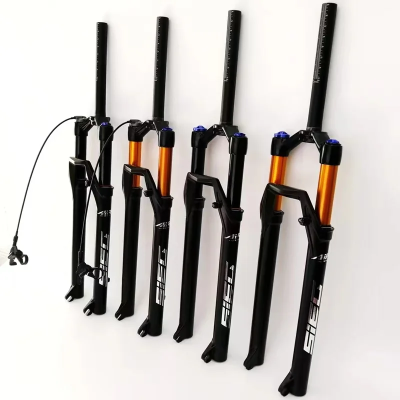 MTB Air Fork Suspension Solo Air Bike Front Suspension Plug Front Suspension 26/27.5/29er Straight/Tapered Bike QuickRelease
MTB Air Fork Suspension Solo Air Bike Front Suspension Plug Front Suspension 26/27.5/29er Straight/Tapered Bike QuickRelease