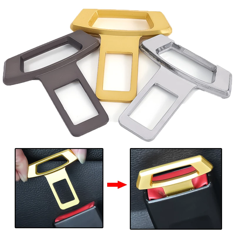 1pc Car Seat Belt Buckle Clip Muffler Buckle Safety Buckle Zinc Alloy Seat Belt Stop Plug Car Seat Belt Accessories
1pc Car Seat Belt Buckle Clip Muffler Buckle Safety Buckle Zinc Alloy Seat Belt Stop Plug Car Seat Belt Accessories