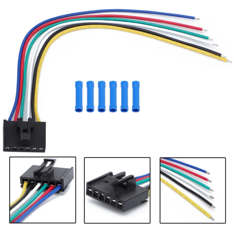 Ignition Keyswitch Repair Pigtail Harness For All 6 Pin Ignition Switches Such As Polaris Part Number 4010390, 4011002, 4012165,
Ignition Keyswitch Repair Pigtail Harness For All 6 Pin Ignition Switches Such As Polaris Part Number 4010390, 4011002, 4012165,