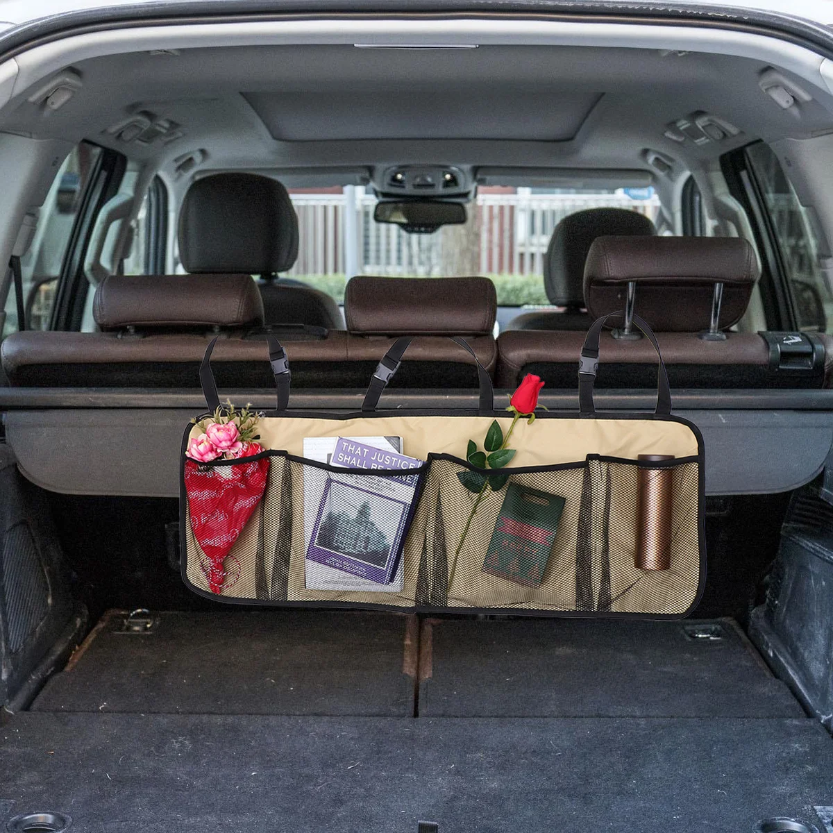 Foldable Luggage Car Trunk Storage Bag Organizer Boot Pocket 95X35cm Khaki Oxford Cloth Back Seat
Foldable Luggage Car Trunk Storage Bag Organizer Boot Pocket 95X35cm Khaki Oxford Cloth Back Seat