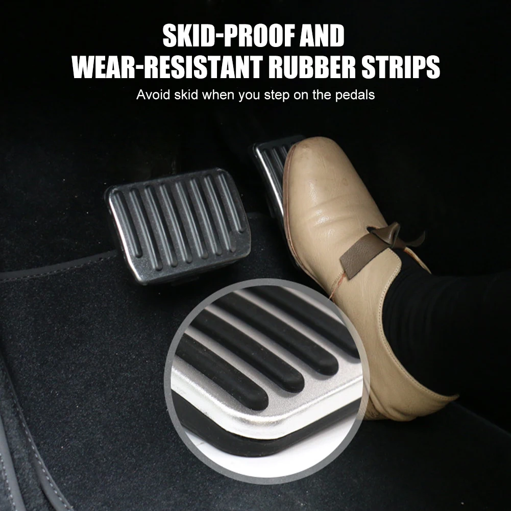 Foot Pedal Pads Non-Slip Pedal Covers for Tesla Model 3 Model Y 2021 Aluminum Alloy Pedal Interior Accessories Clip On Cover
Foot Pedal Pads Non-Slip Pedal Covers for Tesla Model 3 Model Y 2021 Aluminum Alloy Pedal Interior Accessories Clip On Cover