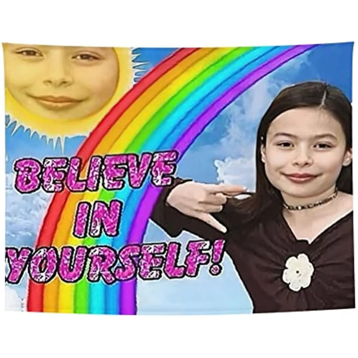 Маленький гобелен Believe In Yourself для спальни, колледжа, общежития, домашний декор, настенный смешной гобелен с мемами
Маленький гобелен Believe In Yourself для спальни, колледжа, общежития, домашний декор, настенный смешной гобелен с мемами