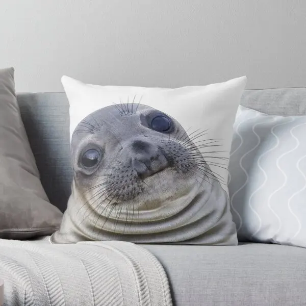 The Awkward Seal Printing Throw Pillow Cover Anime Home Wedding Fashion Hotel Throw Fashion Waist Soft Pillows not include
The Awkward Seal Printing Throw Pillow Cover Anime Home Wedding Fashion Hotel Throw Fashion Waist Soft Pillows not include