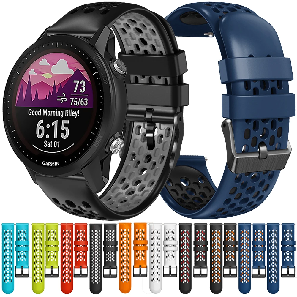 Ремешок силиконовый для смарт-часов Garmin Forerunner 255 Music/Vivoactive 4/CAME 2 /GarminActive 22 мм
Ремешок силиконовый для смарт-часов Garmin Forerunner 255 Music/Vivoactive 4/CAME 2 /GarminActive 22 мм