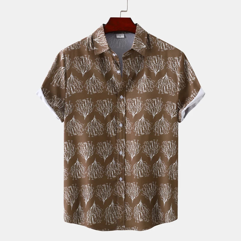 Vintage Floral Hawaiian Shirts Men Short Sleeve Stylish Summer Beach Wear Casual Button Down Aloha Shirt Party Vacation Clothing
Vintage Floral Hawaiian Shirts Men Short Sleeve Stylish Summer Beach Wear Casual Button Down Aloha Shirt Party Vacation Clothing