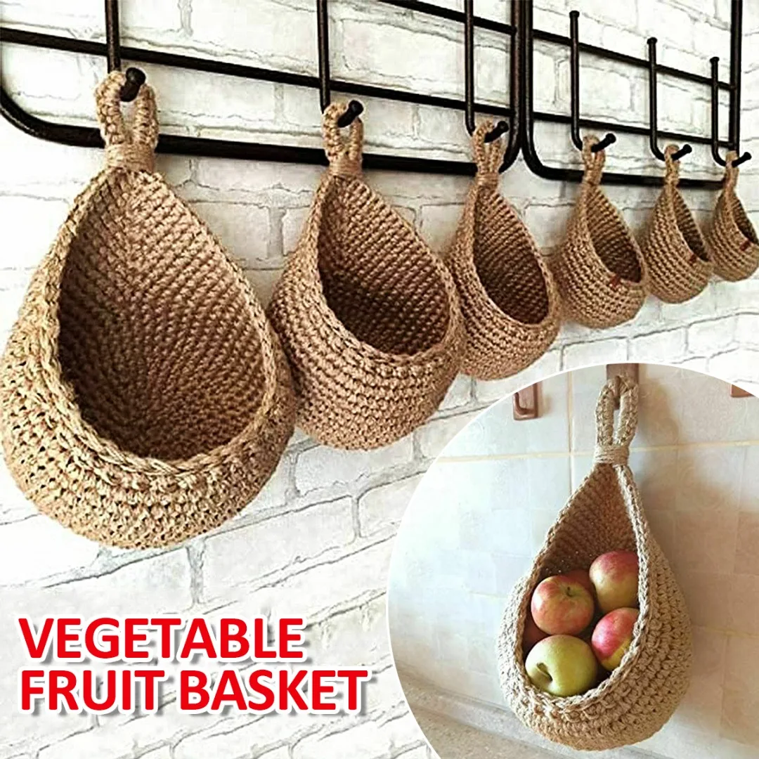 Wall Hanging Vegetable Fruit Basket Onions Garlic Potatoes Basket Planting Flower Pot Kitchen Table Wall Hanging Storage Basket
Wall Hanging Vegetable Fruit Basket Onions Garlic Potatoes Basket Planting Flower Pot Kitchen Table Wall Hanging Storage Basket