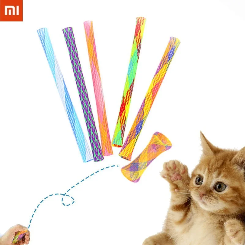 Xiaomi Cat Spring Toy Retractable Amusing Cat Stick Interactive Play Pet Supplies Colorful Multicolor Funny Pet Toys Kitten
Xiaomi Cat Spring Toy Retractable Amusing Cat Stick Interactive Play Pet Supplies Colorful Multicolor Funny Pet Toys Kitten