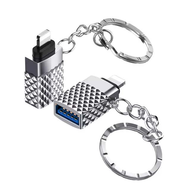 Адаптер OTG для iPhone iOS 13 14 и выше, система передачи данных с USB на 8-контактный конвертер с брелоком для iPhone 13 iPad
Адаптер OTG для iPhone iOS 13 14 и выше, система передачи данных с USB на 8-контактный конвертер с брелоком для iPhone 13 iPad