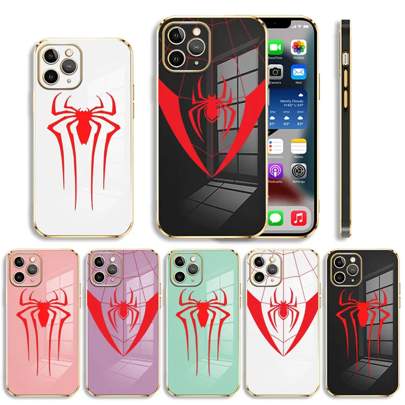 Marvel Spider Man Red Battle Clothes Luxury Soft Plating Case For iPhone 14 13 12 11 Pro Max Mini X XR XS Max 7 8 6 6s Plus SE
Marvel Spider Man Red Battle Clothes Luxury Soft Plating Case For iPhone 14 13 12 11 Pro Max Mini X XR XS Max 7 8 6 6s Plus SE