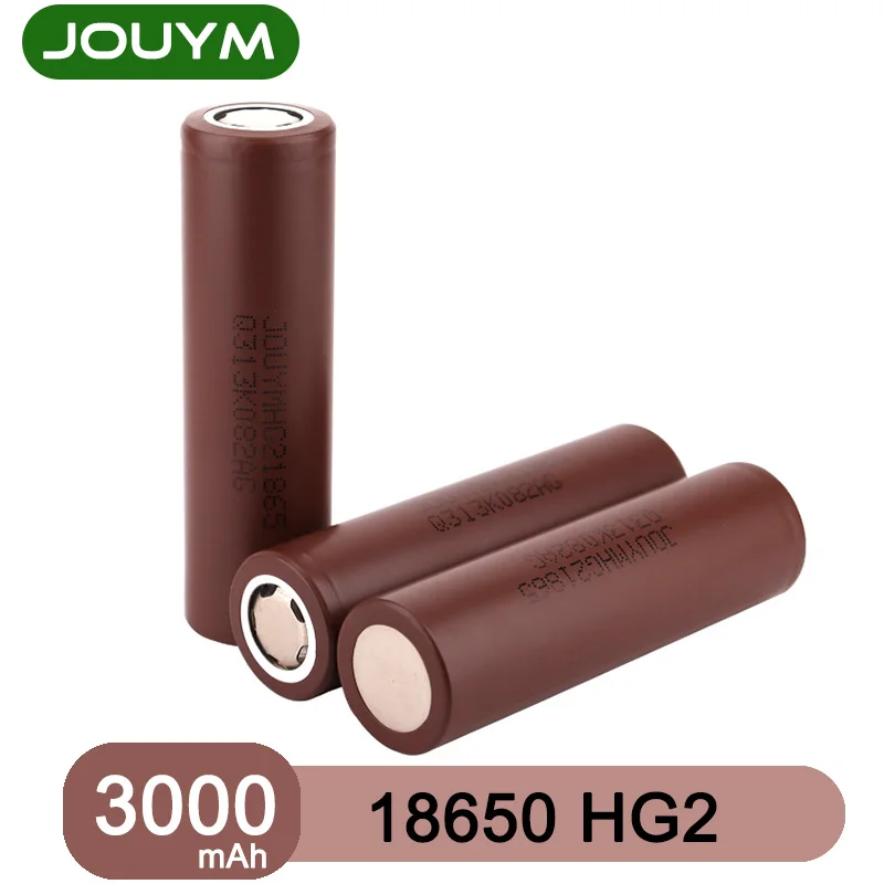 HG2 3000mAh 3.7V 18650 Battery Power High Current Discharge Li-ion Cell 
HG2 3000mAh 3.7V 18650 Battery Power High Current Discharge Li-ion Cell