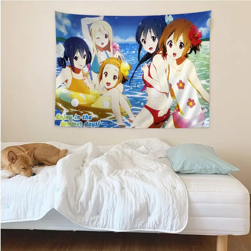 New K-ON! Anime Colorful Tapestry Wall Hanging Hippie Flower Wall Carpets Dorm Decor INS Home Decor
New K-ON! Anime Colorful Tapestry Wall Hanging Hippie Flower Wall Carpets Dorm Decor INS Home Decor