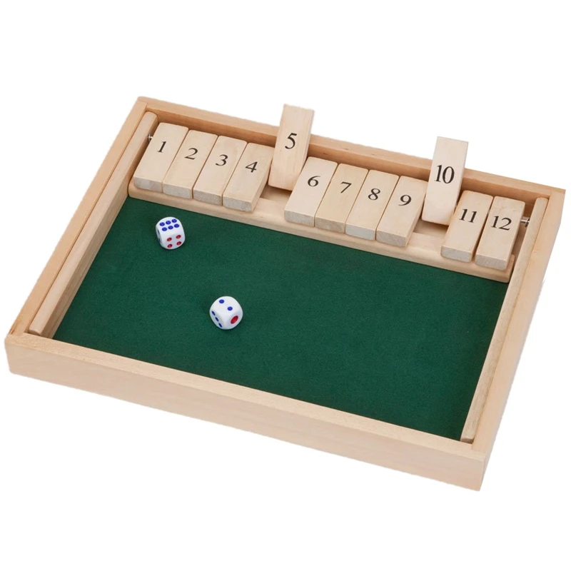Wooden Shut The Box 12 Dice Game Board ,Wooden Board Game With Dice For The Classroom, Home Or Pub
Wooden Shut The Box 12 Dice Game Board ,Wooden Board Game With Dice For The Classroom, Home Or Pub