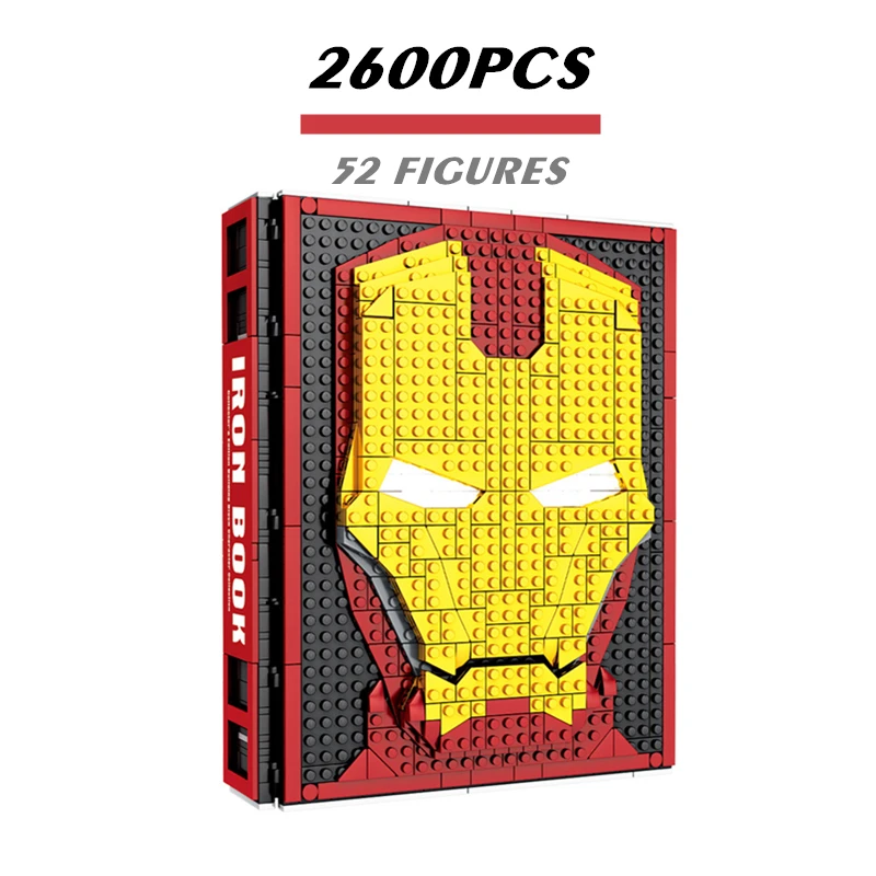 New Marvel Avengers 2895PCS 52 Figures Ironman Spiderman Hero Figures Collection Display Book Building Block Bricks Toy Gift Kid
New Marvel Avengers 2895PCS 52 Figures Ironman Spiderman Hero Figures Collection Display Book Building Block Bricks Toy Gift Kid