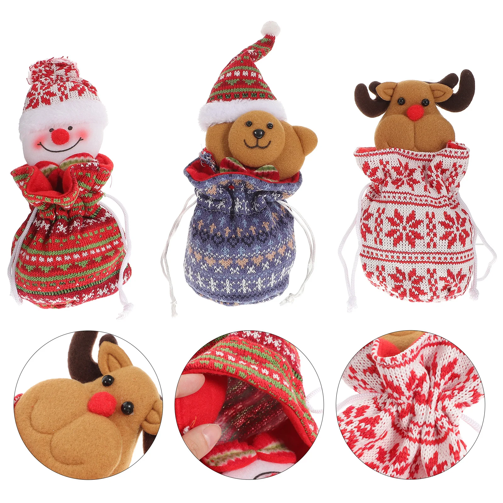 3pcs Burlap Christmas Candy Bag Christmas Drawstring Candy Bags Christmas Treat Bag Gift Bags Christmas Party Bags Xmas Holiday
3pcs Burlap Christmas Candy Bag Christmas Drawstring Candy Bags Christmas Treat Bag Gift Bags Christmas Party Bags Xmas Holiday