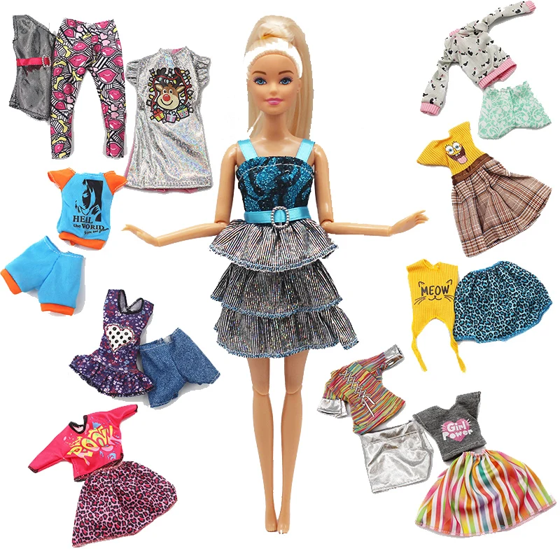 KIEKA Hot sale Dress Fashion Outfit Casual Wear Skirt for Barbie Clothes Doll Accessories DIY Dollhouse Toys 11.5Inch
KIEKA Hot sale Dress Fashion Outfit Casual Wear Skirt for Barbie Clothes Doll Accessories DIY Dollhouse Toys 11.5Inch