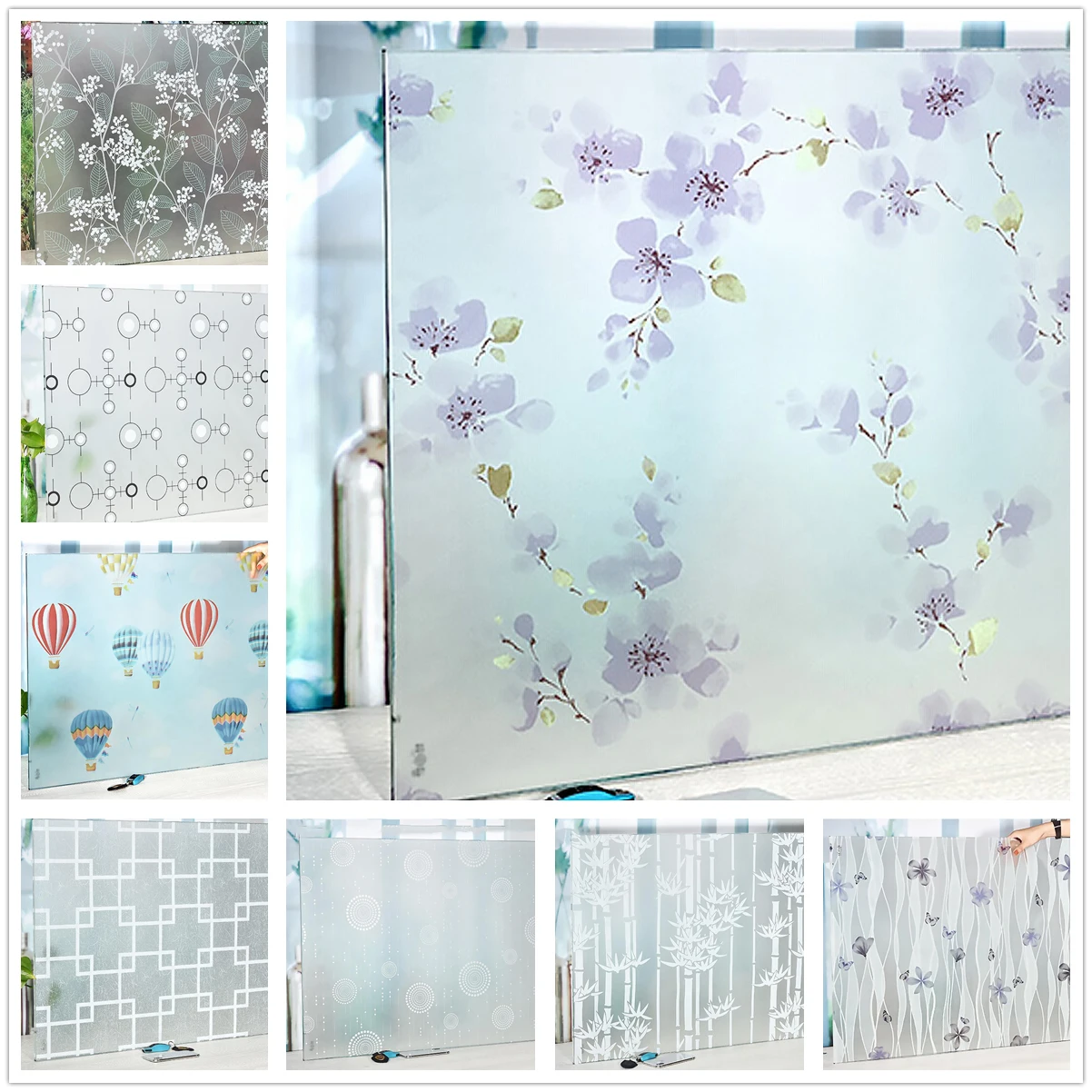 Matte Decorative Privacy Window Film Heat Control Stained Window Sticker Self Adhesive Glass Film Plum Blossom Decals for Home
Matte Decorative Privacy Window Film Heat Control Stained Window Sticker Self Adhesive Glass Film Plum Blossom Decals for Home
