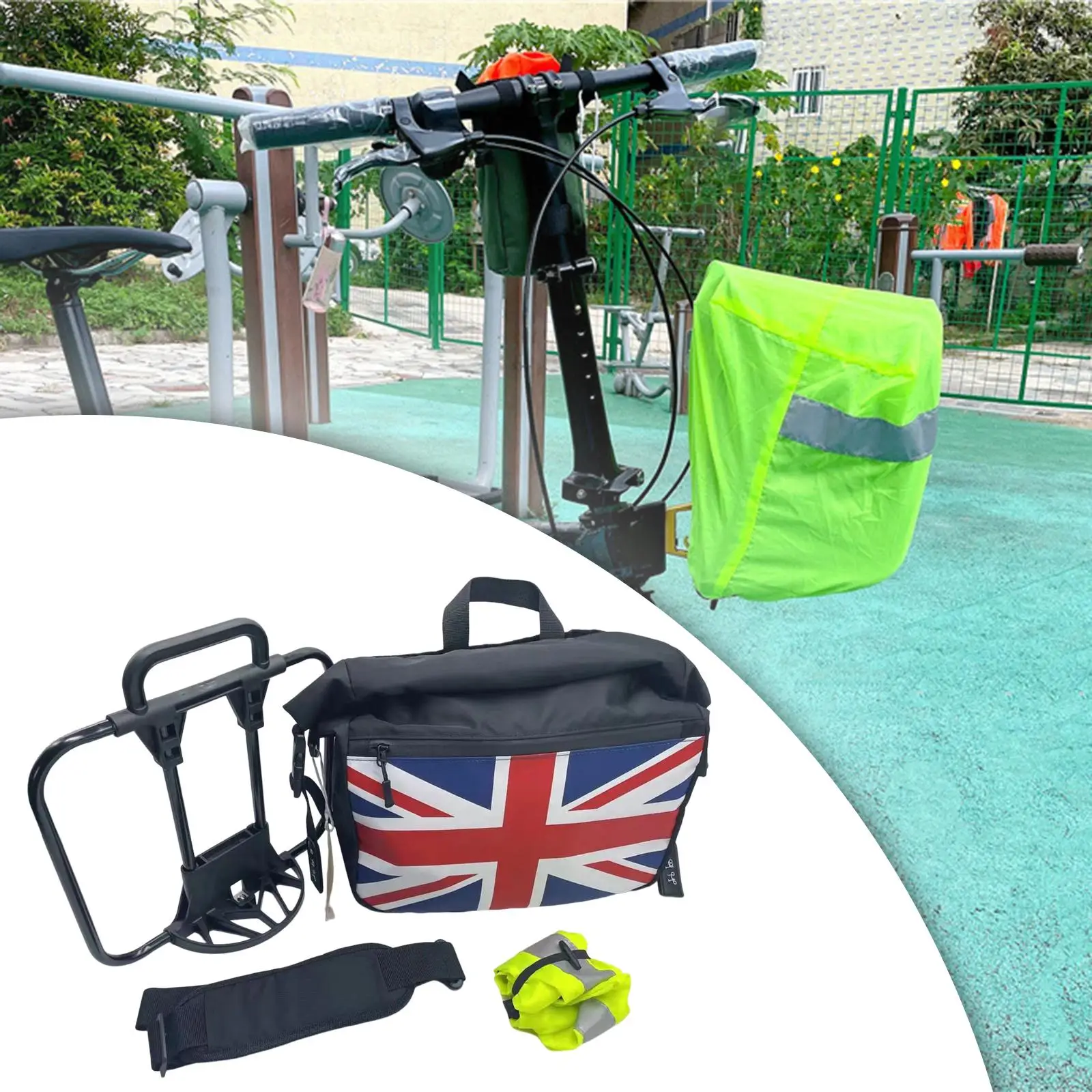 Bike Bag with Rain Cover Portable Shoulder Bag Bike Front Bag for Outdoor Travel Riding
Bike Bag with Rain Cover Portable Shoulder Bag Bike Front Bag for Outdoor Travel Riding