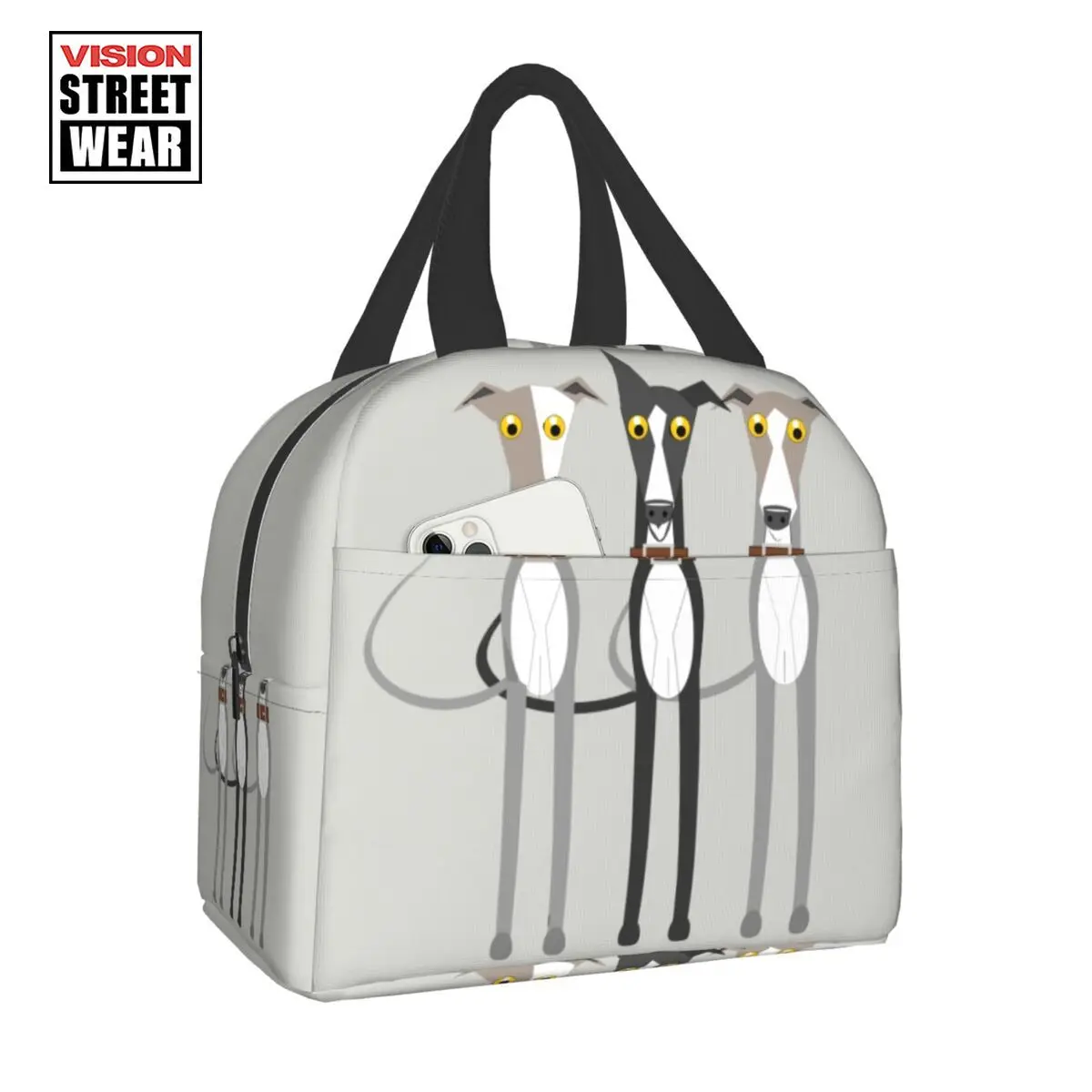 2023 New Cute Greyhound Sighthound Dog Insulated Lunch Bag Leakproof Whippet Puppy Cooler Thermal Bento Box Camping Travel
2023 New Cute Greyhound Sighthound Dog Insulated Lunch Bag Leakproof Whippet Puppy Cooler Thermal Bento Box Camping Travel