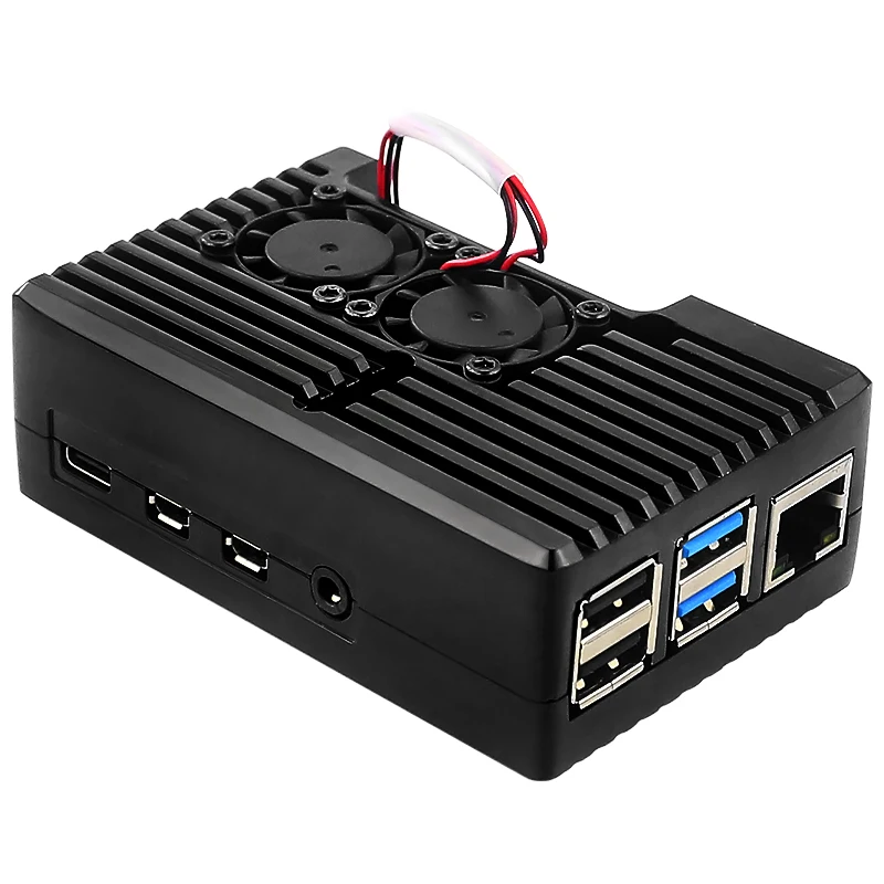 For Raspberry Pi 4Th Generation Metal Aluminum Alloy Heat Sink Case For Raspberry Pi 4B Dual Fan Heat Sink Case
For Raspberry Pi 4Th Generation Metal Aluminum Alloy Heat Sink Case For Raspberry Pi 4B Dual Fan Heat Sink Case