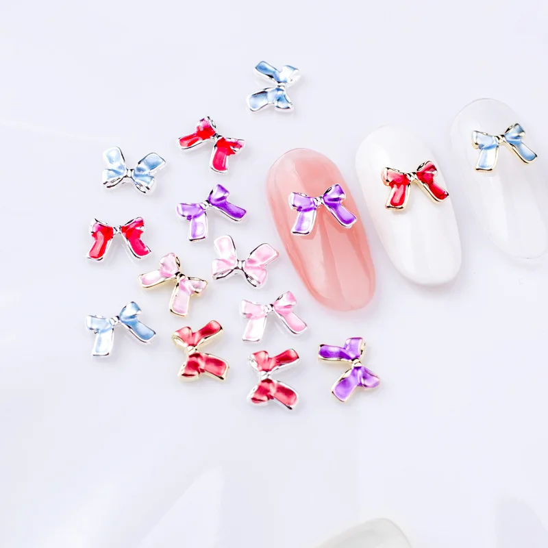 Fashion Hot Alloy Bow Nail Art Charms 3D Colorful Crystal Butterfly Nail Rhinestones Decorations DIY Kawaii Manicure Accessories
Fashion Hot Alloy Bow Nail Art Charms 3D Colorful Crystal Butterfly Nail Rhinestones Decorations DIY Kawaii Manicure Accessories