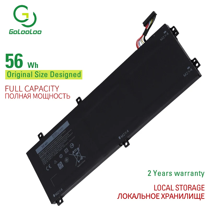 Golooloo New Laptop Battery For DELL Precision XPS 15 9550 15 5510 batteria RRCGW 62MJV 062MJV M7R96 11.4V 56Wh
Golooloo New Laptop Battery For DELL Precision XPS 15 9550 15 5510 batteria RRCGW 62MJV 062MJV M7R96 11.4V 56Wh