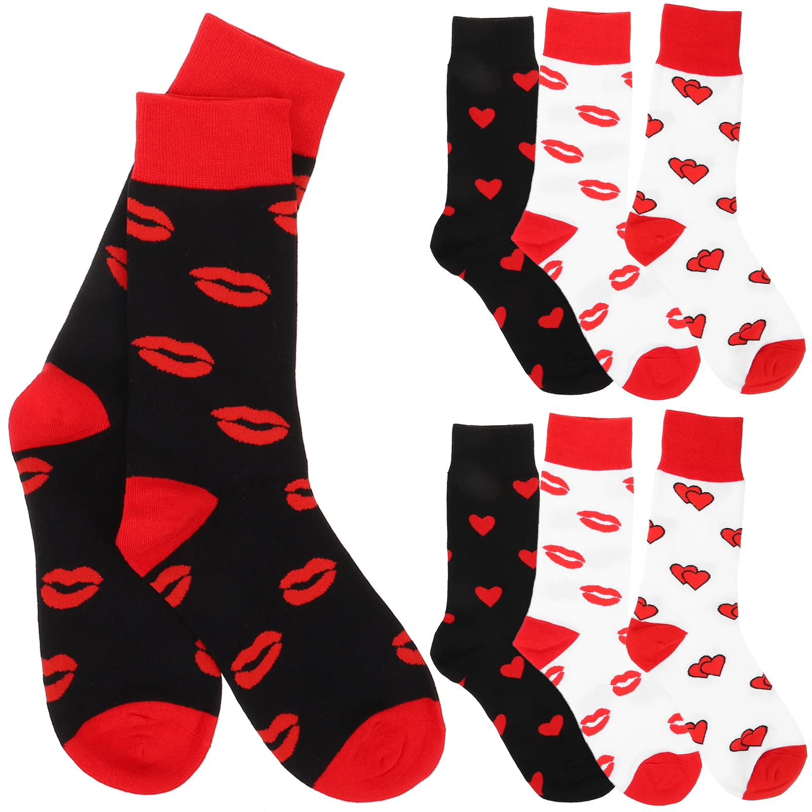 4 Pairs Valentine's Day Socks Unisex Gifts Cotton Warm Fuzzy Party Favors Breathable Men Women
4 Pairs Valentine's Day Socks Unisex Gifts Cotton Warm Fuzzy Party Favors Breathable Men Women