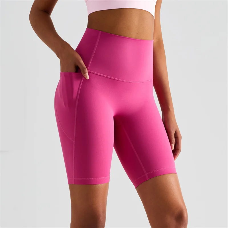 Top Ladies High Belt Pocket Yoga Shorts No Embarrassing Lines Nude Shorts Plus Size Soft Leggings Cycling Running Gym Sportswear
Top Ladies High Belt Pocket Yoga Shorts No Embarrassing Lines Nude Shorts Plus Size Soft Leggings Cycling Running Gym Sportswear