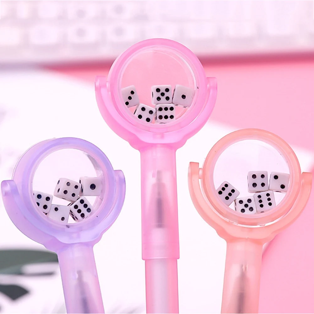 2pcs Novelty Dice Gel Pens Kawaii Stationery 0.5mm Black Ink Rollerball Pens Promotional Gifts Needle Pens Writing Supplies
2pcs Novelty Dice Gel Pens Kawaii Stationery 0.5mm Black Ink Rollerball Pens Promotional Gifts Needle Pens Writing Supplies