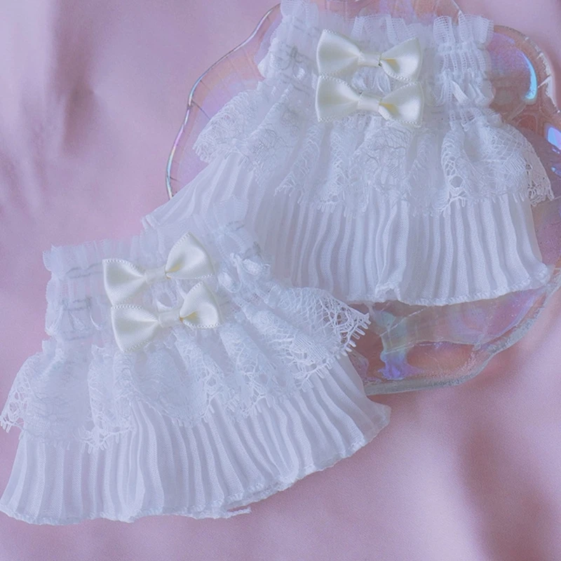 Манжеты на запястья с бантом для девочек, съемные кружевные манжеты, милая рубашка, декоративные манжеты
Манжеты на запястья с бантом для девочек, съемные кружевные манжеты, милая рубашка, декоративные манжеты