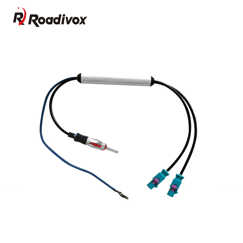 Dual Separate FAKRA JACKs 2 DIN Car Radio Antenna Adapter With Amplifier For Audi VW SKODA Radio System
Dual Separate FAKRA JACKs 2 DIN Car Radio Antenna Adapter With Amplifier For Audi VW SKODA Radio System