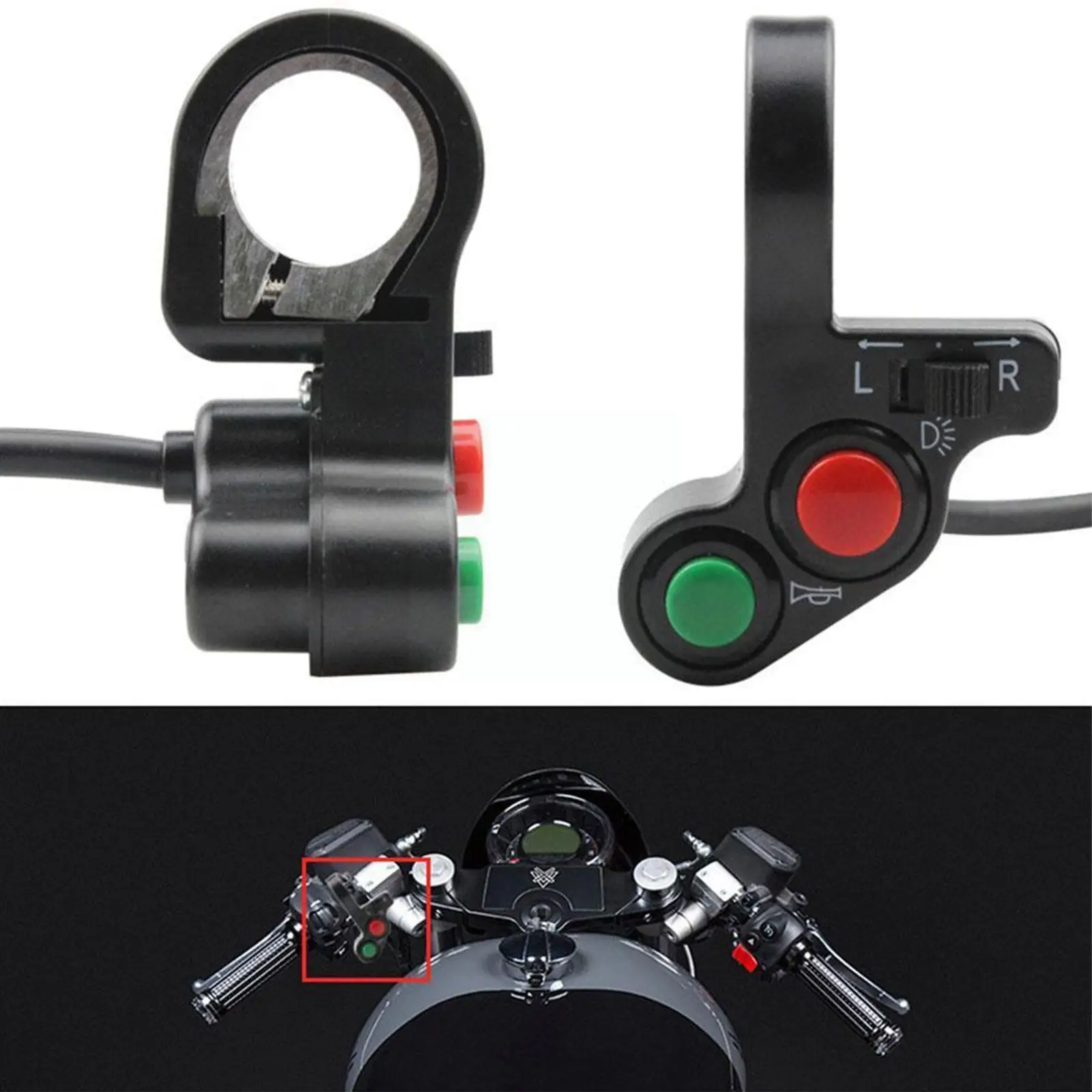 Motorcycle Handlebar Switch Electric Bike Horn Switch On/off Turn Button Light Signals Headlight C4w2
Motorcycle Handlebar Switch Electric Bike Horn Switch On/off Turn Button Light Signals Headlight C4w2