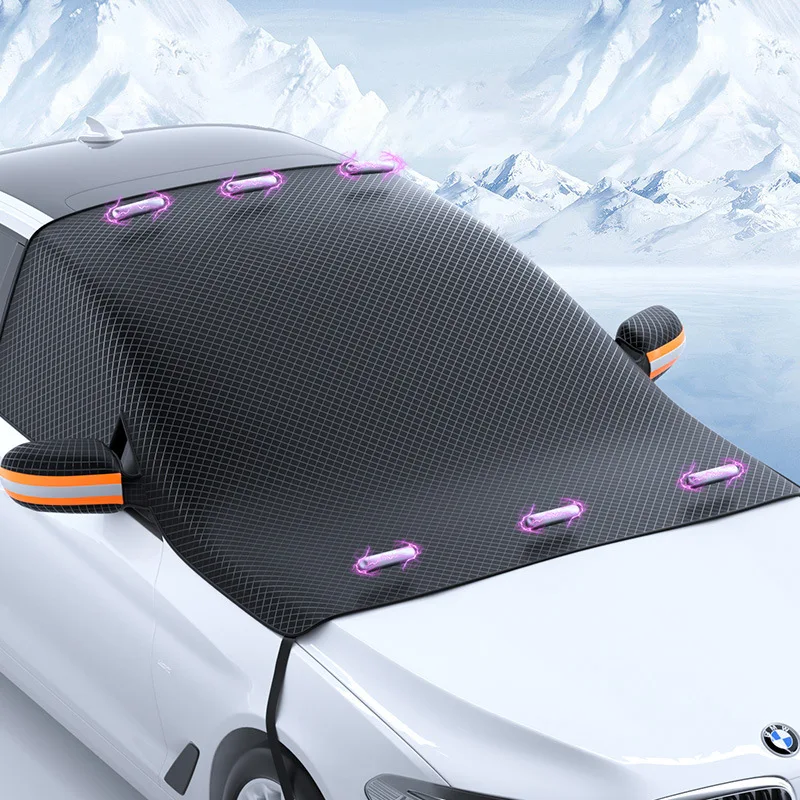 Car Snow Shield Front Windshield Sun Visor Glass Sun Visor Thickened Magnetic Snow Cover Anti Freezing Half Cover Car Clothing
Car Snow Shield Front Windshield Sun Visor Glass Sun Visor Thickened Magnetic Snow Cover Anti Freezing Half Cover Car Clothing