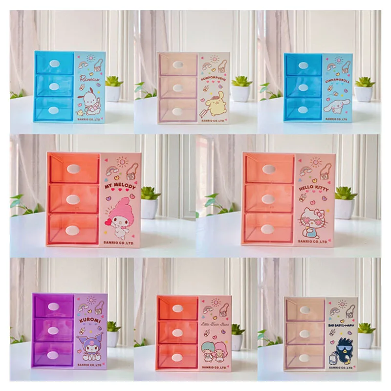 Sanrioed Kawaii My Melody Kuromi Purin Dog Cinnamoroll Desktop Storage Pen Holder Cartoon Anime Three Tier Drawer Jewelry Boxs
Sanrioed Kawaii My Melody Kuromi Purin Dog Cinnamoroll Desktop Storage Pen Holder Cartoon Anime Three Tier Drawer Jewelry Boxs